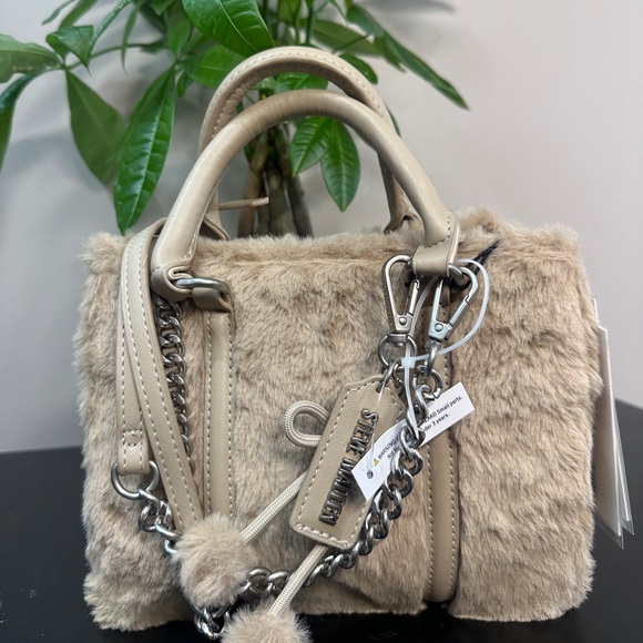 Steve Madden Handbags - Steve Madden Faux Fur Handbag